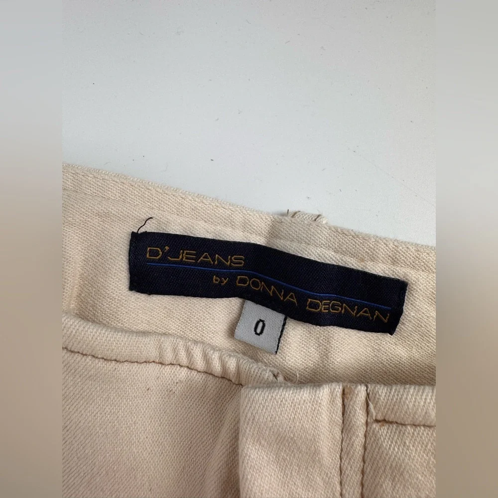 D’Jeans by Donna Degnan Natural Raw Straight Ecru Jeans, NWT - Picture 8 of 9